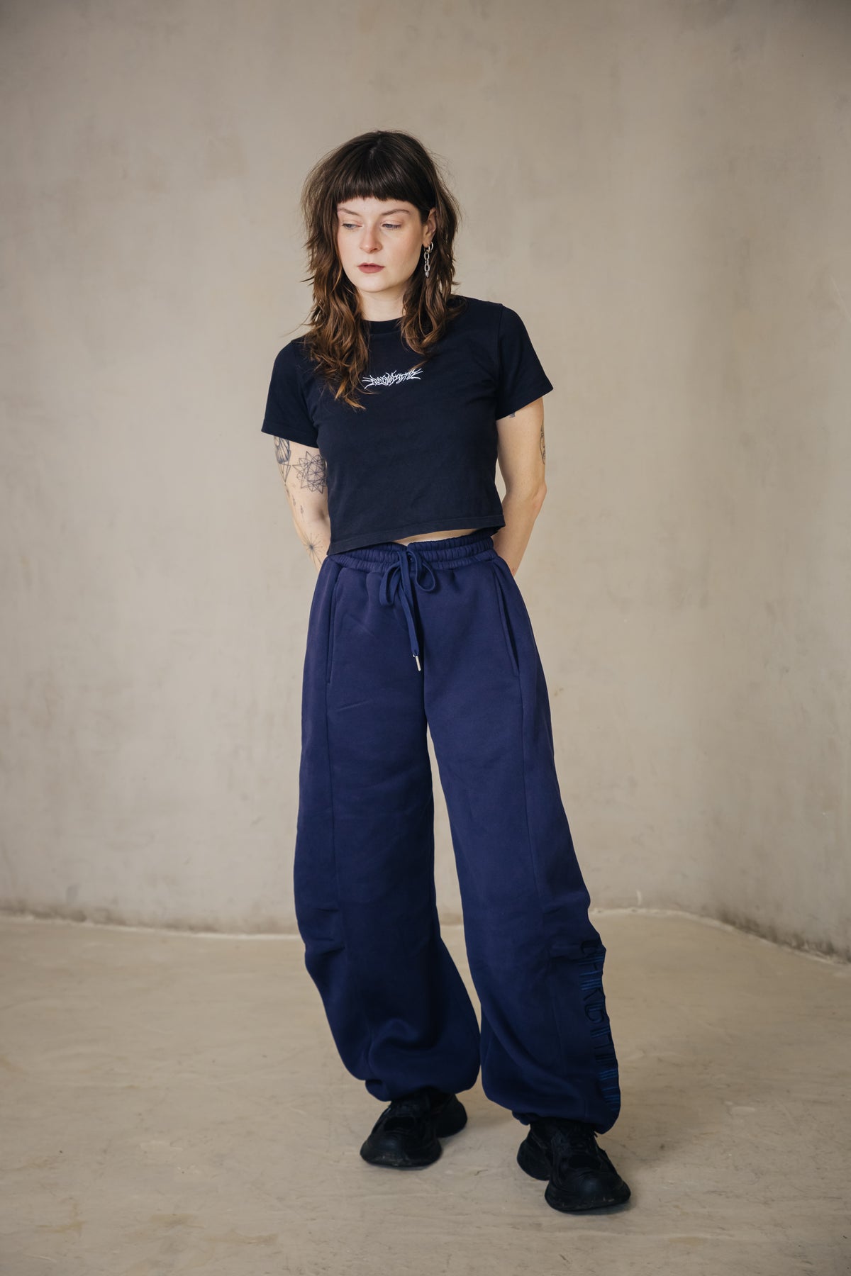 Night Sky Wide-Leg Pants