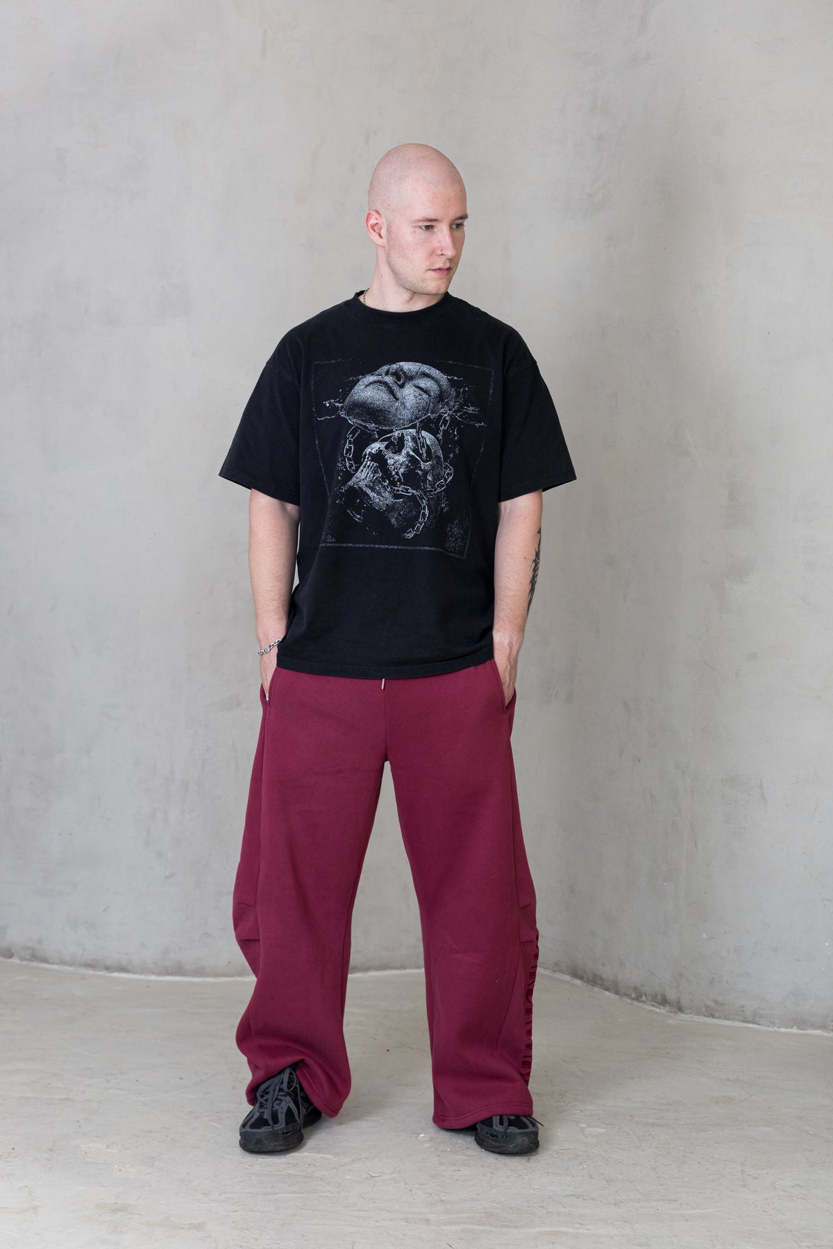 Spiced Wine Wide-Leg Pants