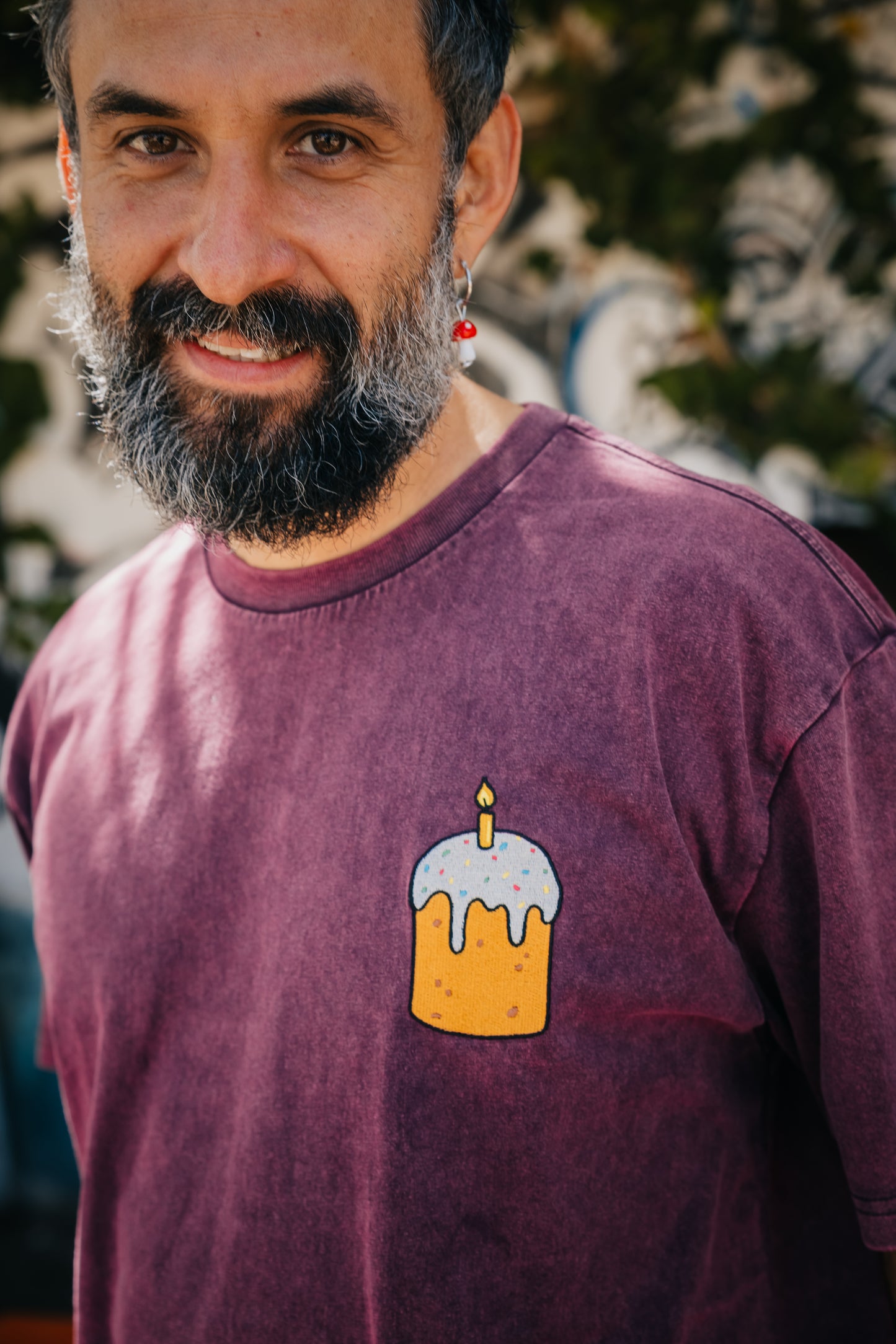 Shalom washed T-shirt