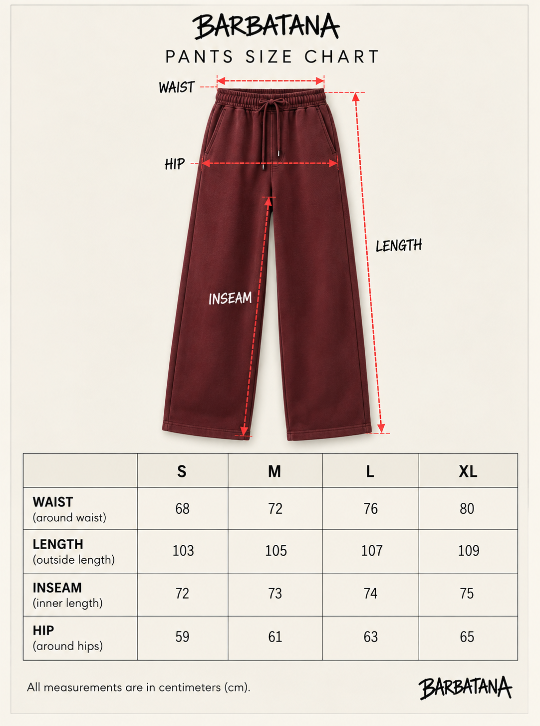Spiced Wine Wide-Leg Pants